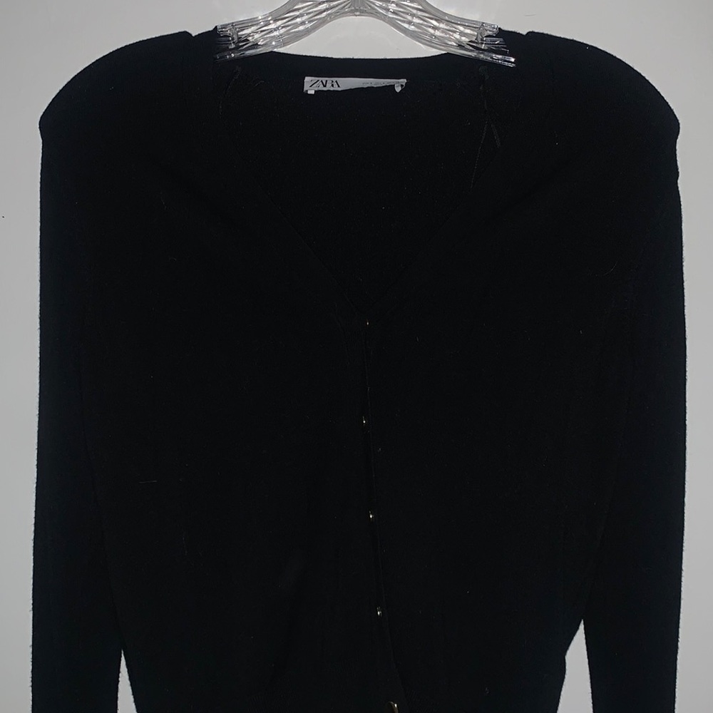 Black cardigan